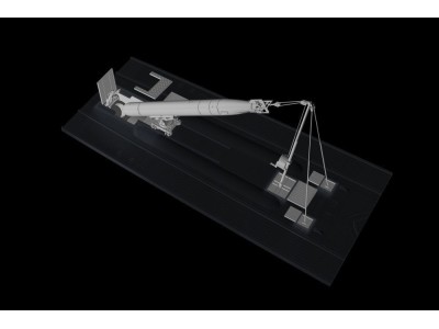 U-Boot IX Stern Torpedo w/Loading Winch and Cart,for Revell kit 