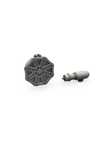 PT-109 Torpedo Tube Breech Door Set (4pcs) 
