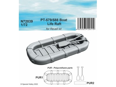PT-579/588 Boat Life Raft 1/72 