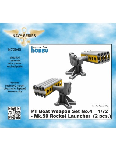 PT Boat Weapon Set No.4 - Mk.50 Rocket Launcher (2 pcs.) 