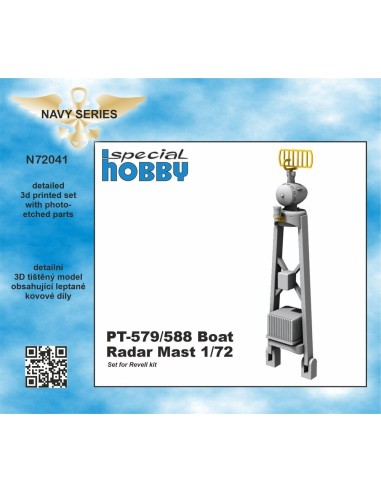 PT-579/588 Boat Radar Mast 1/72 