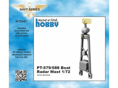 PT-579/588 Boat Radar Mast 1/72 