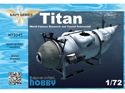 Titan ‘World Famous Research and Tourist Submarine’ 1/72 
