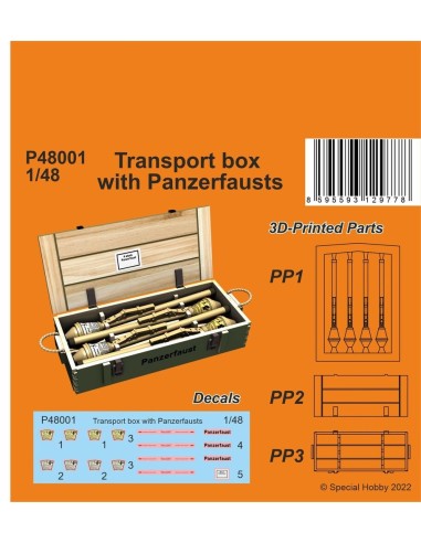 Transport box with Panzerfausts 