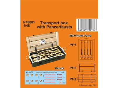 Transport box with Panzerfausts 