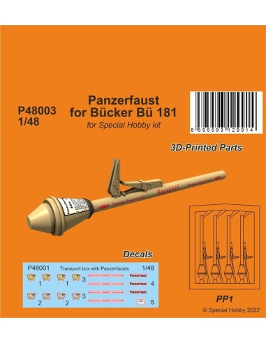 Panzerfaust for Bücker Bü 181 