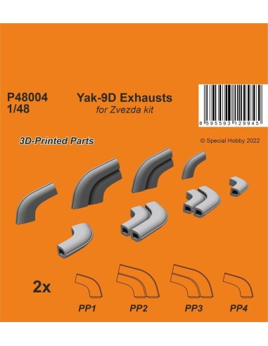 Yak-9D Exhausts 