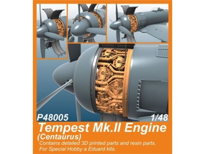Tempest Mk.II Engine (Centaurus) for SH and Eduard kits 