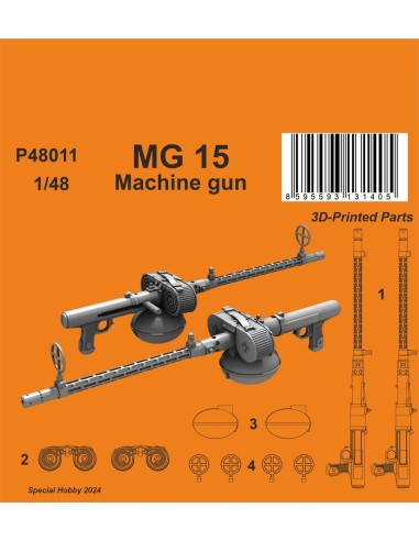 MG 15 Machine gun  (2 pcs.) 