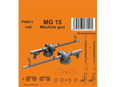 MG 15 Machine gun  (2 pcs.) 