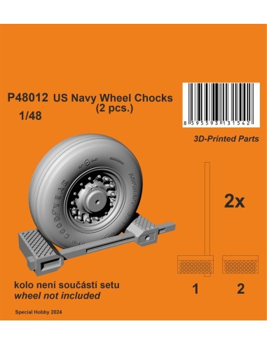 US Navy Wheel Chocks 1/48 