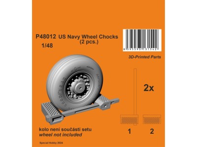 US Navy Wheel Chocks 1/48 