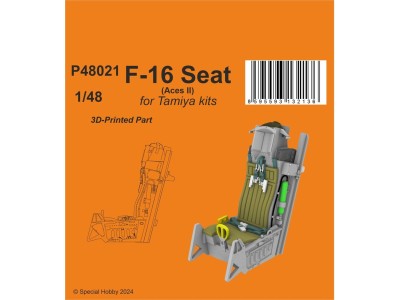 F-16 Seat (Aces II)  / for Tamiya kits 