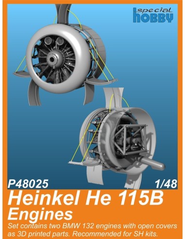 Heinkel He 115B Engines for Special Hobby kits 