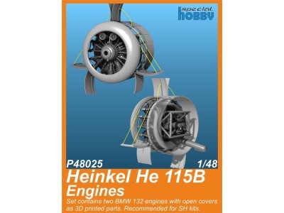 Heinkel He 115B Engines for Special Hobby kits 