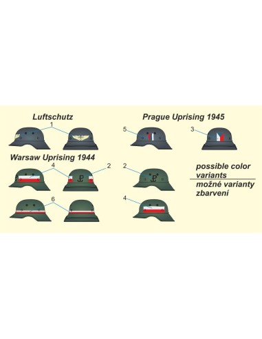 Luftschutz Helmet (2pcs) 