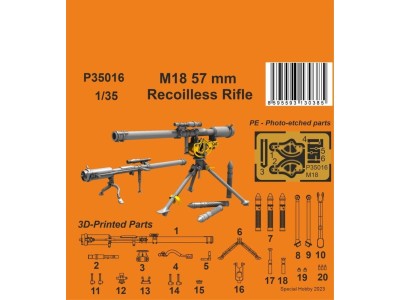 M18 57 mm Recoilless Rifle 1/35 