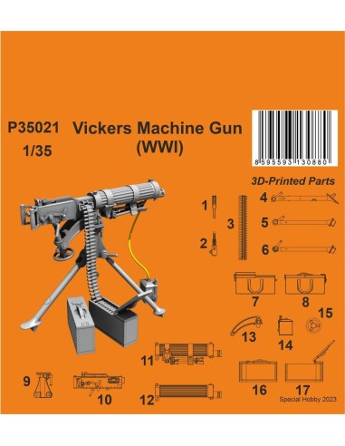 Vickers Machine Gun (WWI) 1/35 