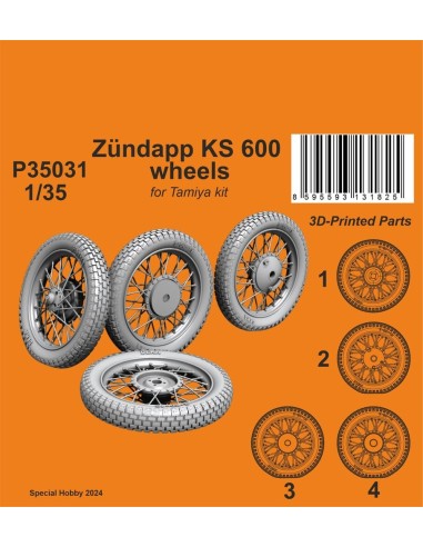 Zündapp KS 600 Wheels 