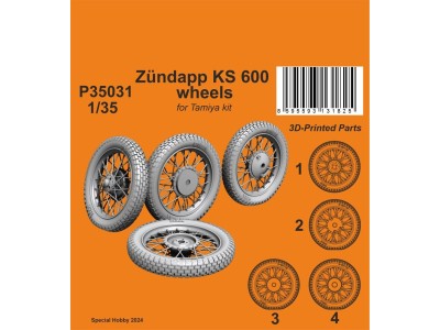 Zündapp KS 600 Wheels 