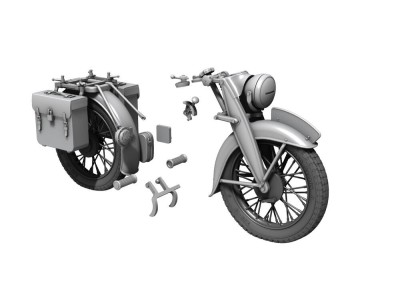 DKW NZ 350 Correction Set  / for Tamiya kit 