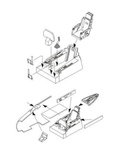 F-86F Interior set 
