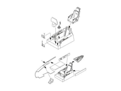 F-86F Interior set 