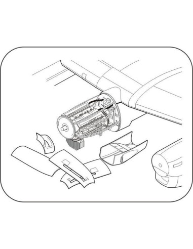Avro Lancaster Mk.I/III-Engine set f.Air 