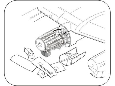 Avro Lancaster Mk.I/III-Engine set f.Air 