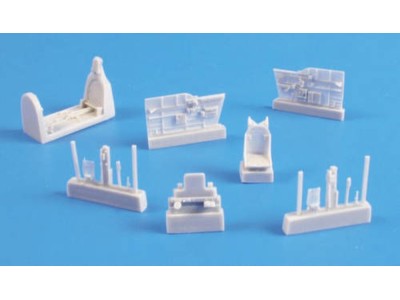 P-40B/C-Interior set for Airfix 
