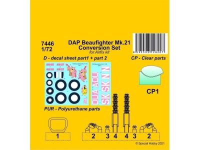 DAP Beaufighter Mk.21 Conversion Set 