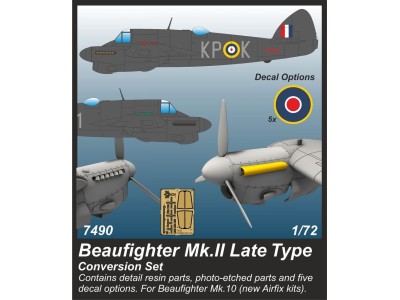 Beaufighter Mk.II Late Type Conversion set 1/72 