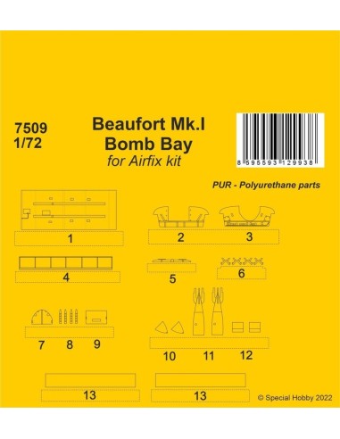 Beaufort Mk.I Bomb Bay / Airfix kit 