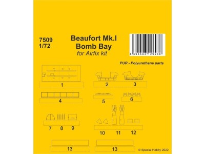Beaufort Mk.I Bomb Bay / Airfix kit 