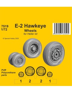 E-2 Hawkeye Wheels  for Heller kit 