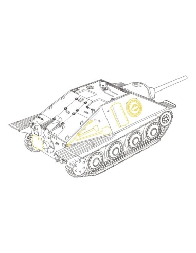 Hetzer G-13 Swiss post-war version für Tamiya-Bausatz 