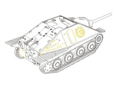 Hetzer G-13 Swiss post-war version für Tamiya-Bausatz 
