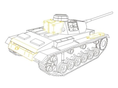 Pz.Kpfw. III Ausf. L ''control tank'' für Tamiya-Bausatz 