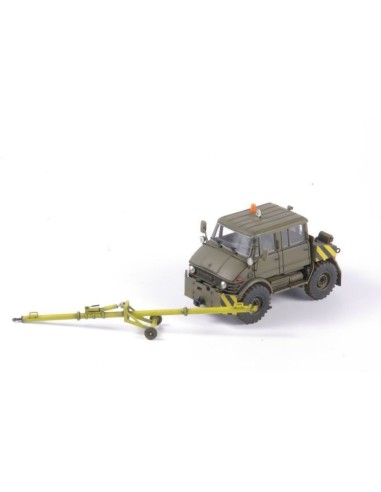 Unimog U406 DoKa Military Airport Tug + Towbar 