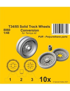T34/85 Solid Track Wheels Conversion Set 