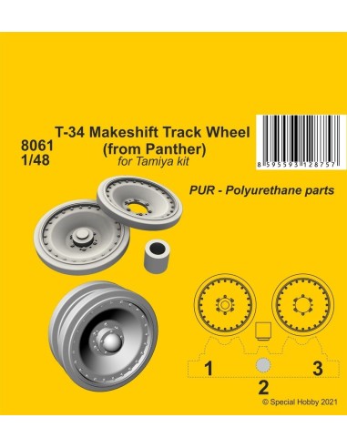 T-34 Makeshift Track Wheel (from Panther) 