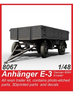 E-3 German WWII Trailer 1/48 