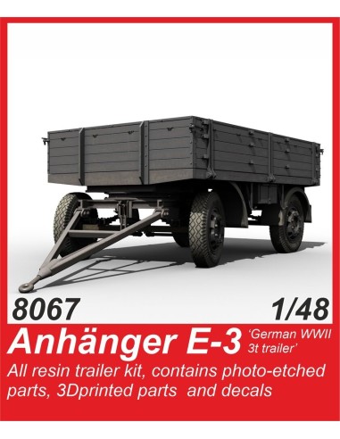 E-3 German WWII Trailer 1/48 