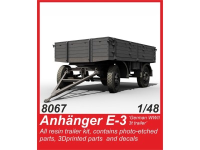 E-3 German WWII Trailer 1/48 