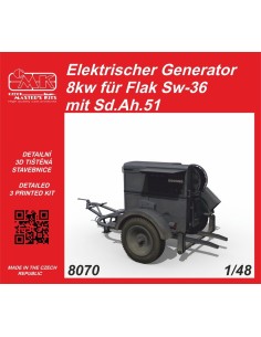 Elektrischer Generator 8kw für Flak Sw-36 mit Sd.Ah.51 