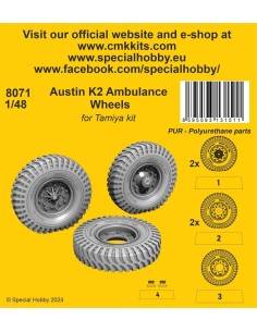 Austin K2 Ambulance 1/48 / for Tamiya kit 