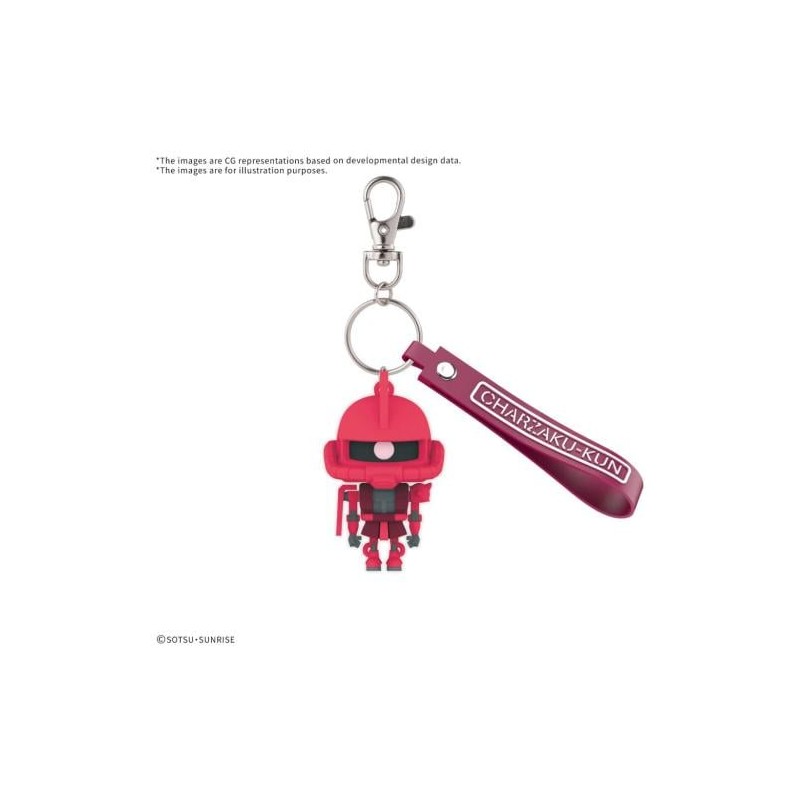 GUNDAM - CHARZAKU-KUN 3D RUBBER MASCOT KEYCHAIN - Model Kit