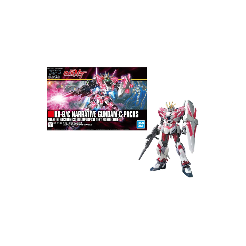 GUNDAM - HG 1/144 Narrative Gundam C-Packs - Model Kit 13cm