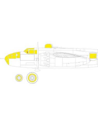 B-25J glazed nose TFace 1/48 HKM 