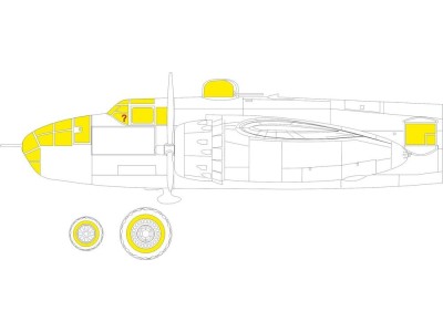 B-25J glazed nose TFace 1/48 HKM 